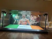 Conor McGregor Custom 2-card PSA & BGS display case with LED lights - UFC