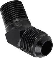 10AN Male Flare to 1/2'' NPT 45 Degree Fitting Adapter Aluminum Alloy