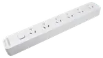 Jackson 6 Way Surge Protected Powerboard