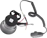 Car Loud Horn 50W 120dB 6 Sounds Emergency Warning Alarm Siren Universal for 12V Auto Firefighting