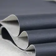 5m 13.4oz Roll Black Primed Artist Canvas Roll 1.7m Wide - Medium Texture, Cotton Duck