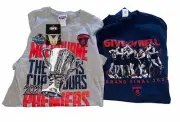2x Pro Star Melbourne Demons AFL 2021 Grand Final & Premiers T Shirt Small BNWT