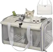 Cat Bag Carrier,Transport Kennel | Portable Bag With Shoulder Strap, Tote Breathable Mesh Large Capacity Bag For Pet/Puppy