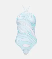 [Pucci] Pucci Marmo swimsuit AU 12 blue