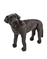 Melissa & Doug Giant Black Lab Lifelike Stuffed Animal Dog - Ages 3+