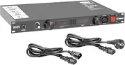 Adam Hall 19 Inch Parts PCL 10 PRO Power Conditioner with Volt and Ammeter, Display and Rack Lighting