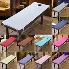 Anti-slip Beauty Massage Spa Bed Table Cover w/ Face Hole Salon Couch Sheet