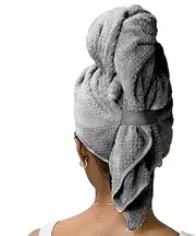 Hair Towel - 24X40 Inches Large Microfiber Hair Towel - Super Absorbent Wet Hair Wraps, Anti Frizz, Curly Hair Plopping Towel for Curly, Wet Hair
