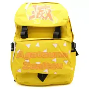 New Zenitsu Agatsuma Pattern Kanji DEMON SLAYER Bookbag Backpack Bag