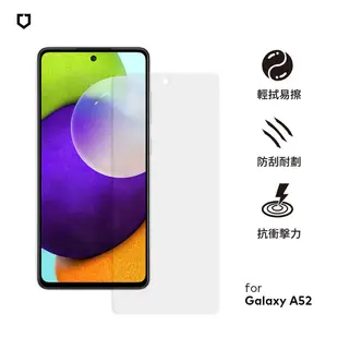 犀牛盾 適用Samsung Galaxy A52s/A52(4G/5G) 耐衝擊手機保護貼-透明非滿版(正面)