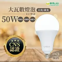 在飛比找樂天市場購物網優惠-〖樂亮〗★含稅 50W LED E27 燈泡 大瓦數 天井燈