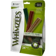 Whimzees Small Stix Dog Treats Natural Healthy Vegetable 24 count - 2 Pack