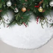 72Inch Universal White Christmas Tree Skirt, Fur Tree Skirt Snowy White Plush...