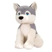 Keeleco 20cm Husky Soft Animal Stuffed Plush Kids/Children Cuddle Soft Toy 0m+