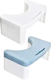 shpuuyy Toilet Squat Stool | Potty Step Stool,Toilet Assistance Step Stool Non-Slip Poop Foot Stool Portable Squat Potty for Pooping for Toilet