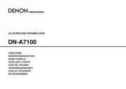 Denon DN-A7100 Receiver Amplifier Owners Manual