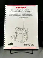 Bernina Overlocker Serger 1150MDA Owners Manual User Guide Instructions Copy