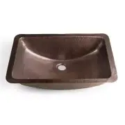 Monarch Abode Dual Mount Single Bowl Sink Hand Hammered Copper Oil Rubbed Bronze