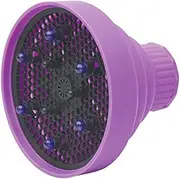 Baluue Foldable Silicone Hair Dryer Diffuser Portable Hairdryer Diffuser for Curly Wavy and Hair Fit for Dryers Purple Color Compact Design for Travel and Home Use
