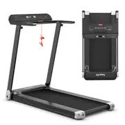 Costway Folding Electric Treadmill 12km/h LED Screen APP Control Exercise Running Walking Machine Home Gym Silver