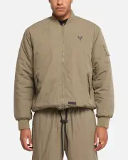 [The Anti Order] The Anti Order Anti Essential Oversized Bomber Jacket Dark Taupe - Size 3XL 3XL Dark Taupe