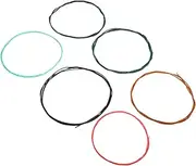 Abaodam 6pcs Classic Guitar Strings for Acoustic Guitars Easy Installation Durable Materials for Practice and Performance Essential Acoustic Accessories