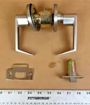 NT Falcon Commercial Office Deadlocking Door Lock Set Chrome P/N F521 D626