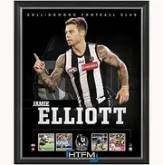 Jamie Elliot Collingwood Official Licensed Afl Print Framed