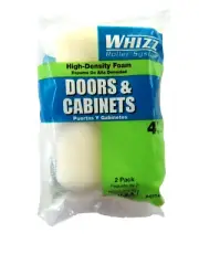 Whizz Roller System High Density Foam 2 Pack Doors & Cabinets 4" 45142