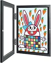 Kids Artwork Frames,Magnetic Picture Display Frame | Reusable Photo Hanger with Elastic Straps, Funny School Supplies for Boys, Girls
