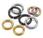 8-16mm X 2.5mm Thick Hinged Fake Cheater Earring Sleeper Hoop Septum Ring Round