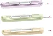 FIXOSHEE 3Pcs Portable Needle Threader and Seam Ripper Efficient Hand Sewing Tool for Crafting Embroidery and DIY Projects Durable and Design