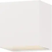 ET2 Contemporary Lighting E23218-WT Blok LED 6.25 inch White Outdoor Wall Sconce