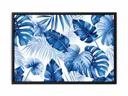 Tropical Blue Framed Print Fine Art Poster Print