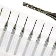 Kent 10 Fishtail 1.0mm Diameter Carbide Router Bits End Mill and Engraving Burrs