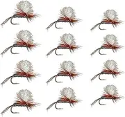 Feeder Creek Fly Fishing Flies | Premium Dry Flies | 12pc Fly Fishing Assortment | Trout and Bass Flies | Sizes 12, 14, 16