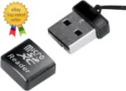Mini Super Speed Micro SD/SDXC TF USB 2.0 Card Reader Adapter