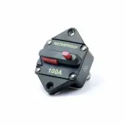 Lumision Waterproof DC Circuit Breaker Panel Mount Resettable 12-48VDC 100A