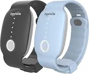 EmeTerm Fashion FDA-Cleared Relieve Nausea Electrode Stimulator Morning Sickness Motion Travel Sickness Vomit Relief Rechargeable No Gel Drug Free Wristbands Without Side Effects (2 Pack)