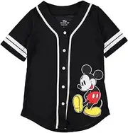 [Disney] Ladies Lilo and Stitch Classic Baseball Jersey Mesh Shirt