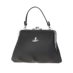 [VIVIENNE WESTWOOD] VIVIENNE WESTWOOD 'Granny Frame' saffiano faux leather bag Woman One Size One Size Black