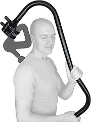 Ninefold Design BackBadger Percussive Massage Gun Holder for Back, Compatible with Most Massage Guns, for Hard to Reach Areas - Black