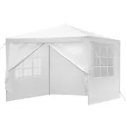 Gazebo 3x3m Marquee Wedding Party Tent Outdoor Camping Side Wall Canopy