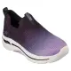 【SKECHERS】Go Walk Arch Fit 女 健走鞋 休閒 步行 緩震 漸層 黑紫(124885BKLV)