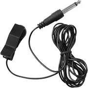 Laroal Clip on Pickup, Portable 6.35mm Microphone Vocal Pickup for Tuner Musical Instruments Pickup Accessories