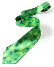 St Patricks Clover Costume Tie