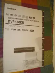 Owners user manual operating instructions for Toshiba recorder dvd vcr DVR420KU