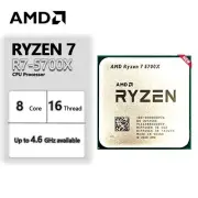 AMD R7 5700X Ryzen 7 5700X 3.4 GHz Eight-Core 16-Thread CPU 7NM L3=32M 100-00000