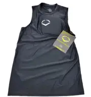 Evoshield Men's Large Black Certified Protective Chest Compression Shirt NWT