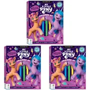 3PK Kaleidoscope My Little Pony Markers & Stickers Kids Colouring Kit 32-Pages